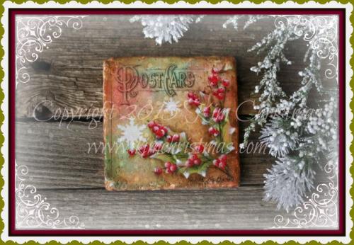 Winter Vintage Postcard W15-PacEP