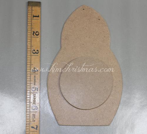 St. Nick ORN19-5Wood