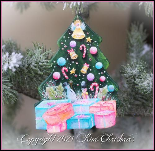 Christmas Morning! Orn21-5Wood