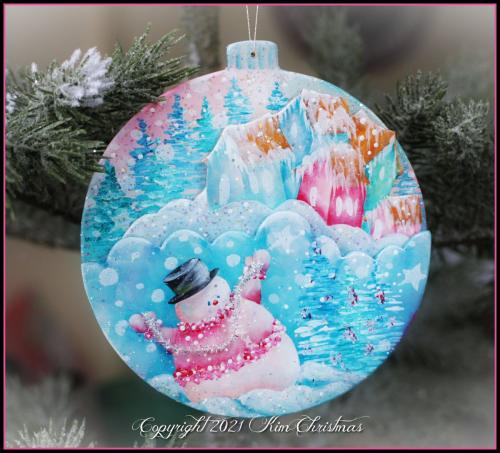 Tinsel Town! Orn21-6Wood