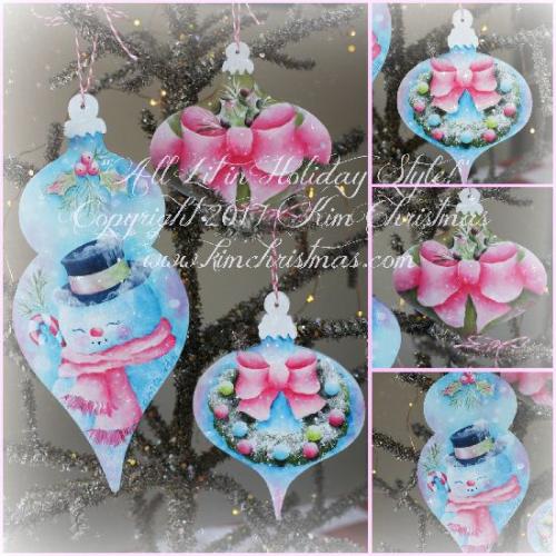 All Lit in Holiday Style! W17-11Wood