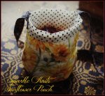 Cross over Yarn Pouch